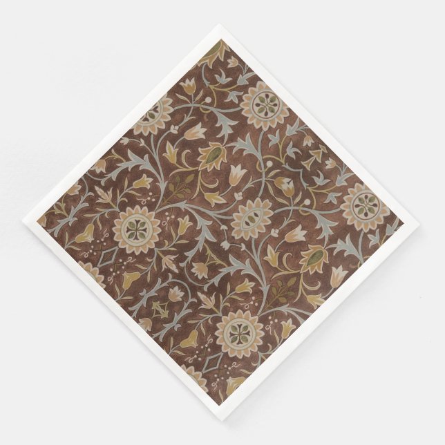 Serviette En Papier William Morris Little Flower Carpet (Coin)