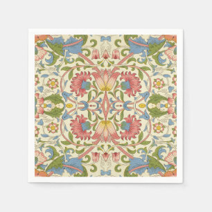 Serviette En Papier William Morris Loddon Blossom Motifs Floraux