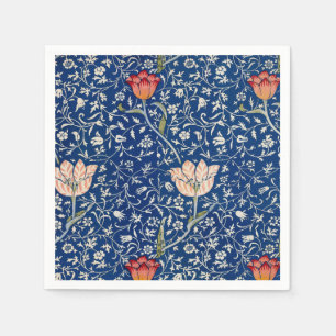 Serviette En Papier William Morris Medway Floral bleu