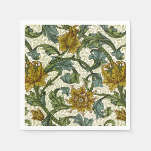 Serviette En Papier William Morris modèle floral à tige unique