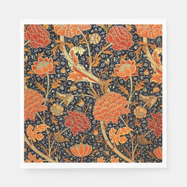 Serviette En Papier William Morris motif vintage, Cray (Devant)
