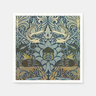 Serviette En Papier William Morris Paon Dragon Classique