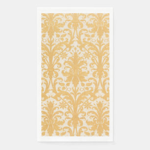 Serviette En Papier William Morris Saule & Or Damassé Luxe