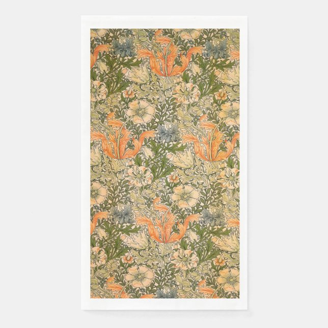 Serviette En Papier William Morris Spring Compton Flower Festival (Devant)