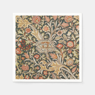 Serviette En Papier William Morris Trent Garden Fleur Classique Botani