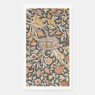Serviette En Papier William Morris Trent Garden Flower Motif classique