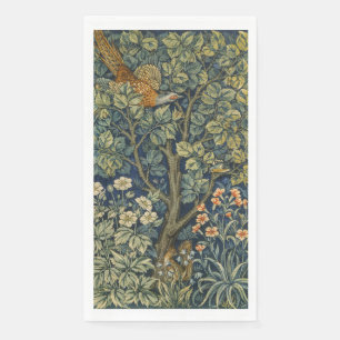 Serviette En Papier William Morris Vintage Faisan Écureuil Fleur
