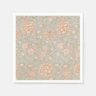 Serviette En Papier William Morris Wild Tulip Fleur Design Floral