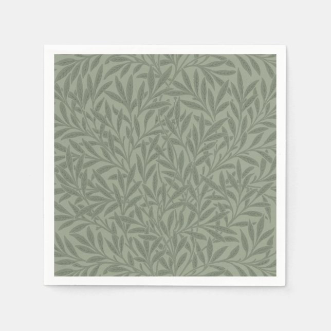 Serviette En Papier William Morris Willow Flower Classic (Devant)
