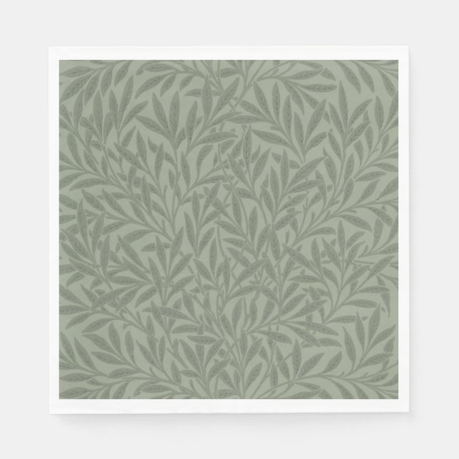 Serviette En Papier William Morris Willow Flower Classic (Devant)