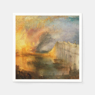 Serviette En Papier William Turner - L'incendie du Parlement