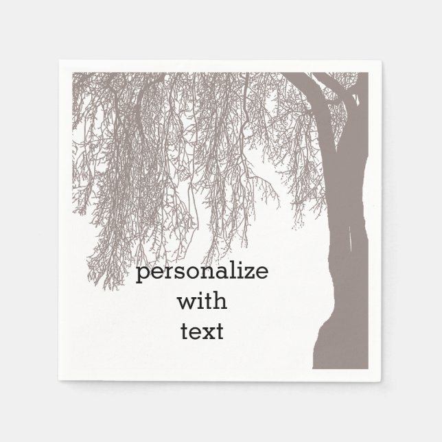Serviette En Papier Willow (Devant)