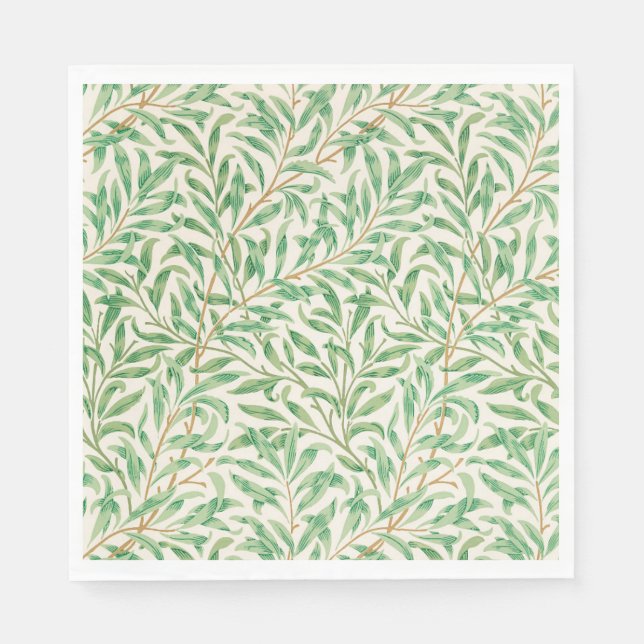 Serviette En Papier Willow Bough William Morris Motif (Devant)