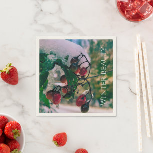 Serviette En Papier Winter beauty