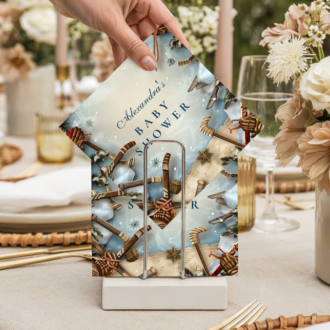 Serviette En Papier Winter Sports Baby Shower (Créateur téléchargé)