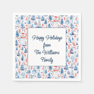 Serviette En Papier Winter Wonderland