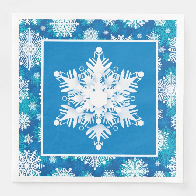 Serviette En Papier Winter Wonderland (Devant)