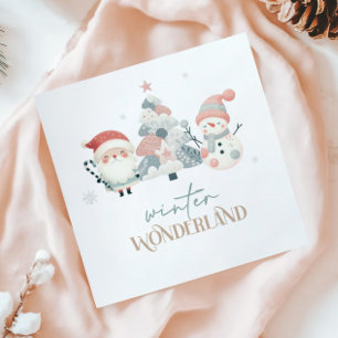 Serviette En Papier Winter Wonderland Noël