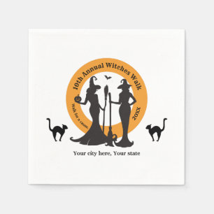 Serviette En Papier Witches Walk Event Cocktail