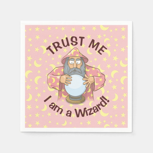 Serviette En Papier Wizard (Devant)