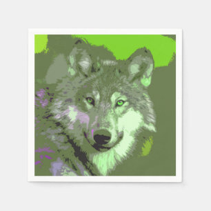 Serviette En Papier Wolf 046