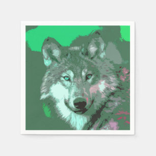 Serviette En Papier Wolf 049