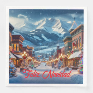 Serviette En Papier Wonderland d'hiver en Crested Butte, Colorado
