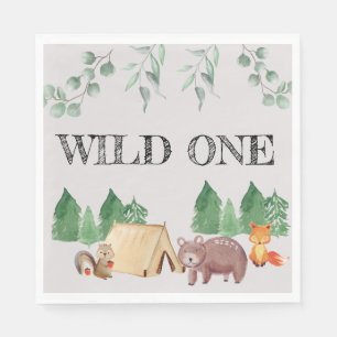 Serviette En Papier Woodland Wild ONE