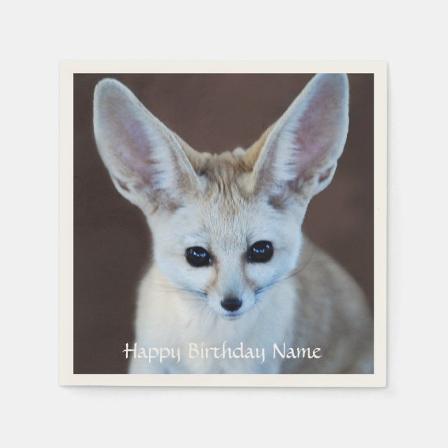 Serviette En Papier Worlest Cutest Fennec Fox (Devant)