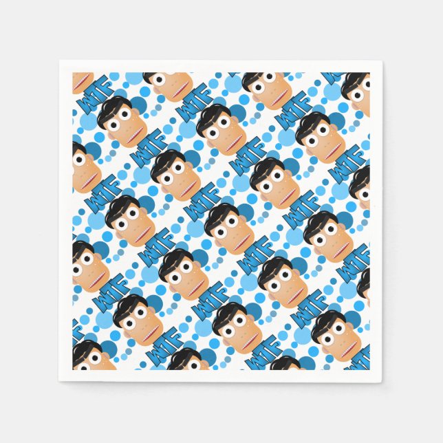 SERVIETTE EN PAPIER WTF (Devant)