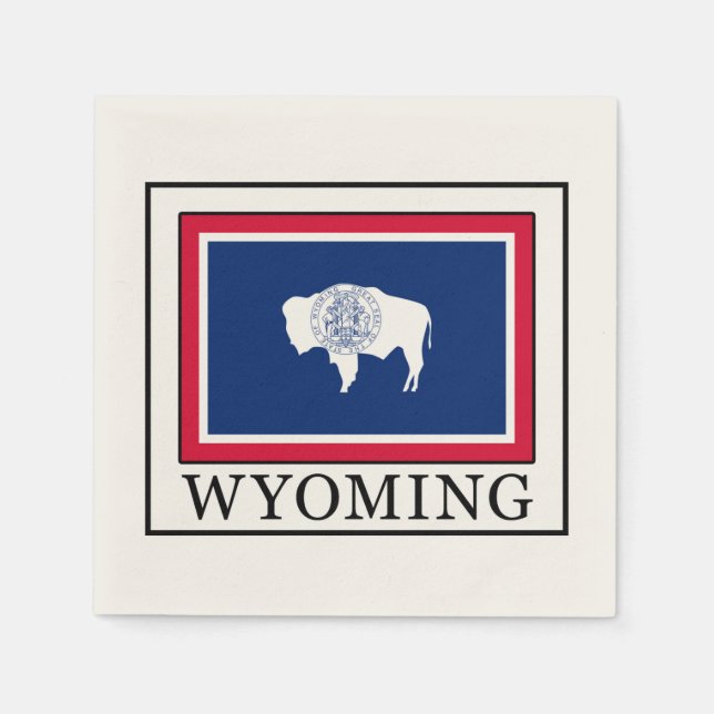 Serviette En Papier Wyoming (Devant)