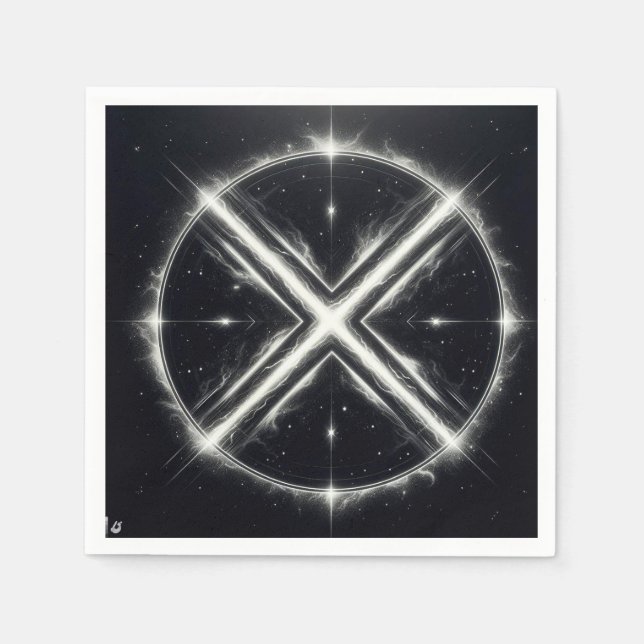 SERVIETTE EN PAPIER X (Devant)