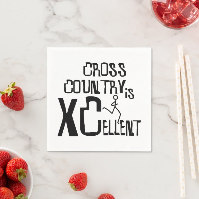 Serviette En Papier XC Cross Country © XCellent Runner (En situation)