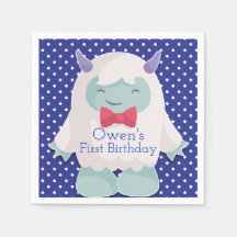 Yeti célèbre les garçons l'Abominable Snowman Anni