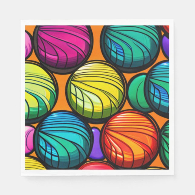 Serviette En Papier Yo-Yo Yowza (Devant)