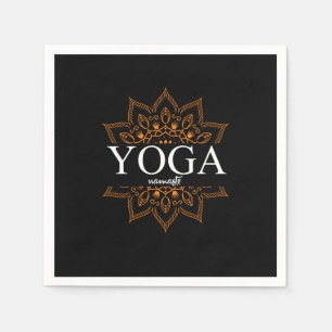Serviette En Papier Yoga Asana Namaste Spiritual Meditation Buddhism