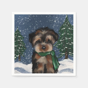 SERVIETTE EN PAPIER YORKIE