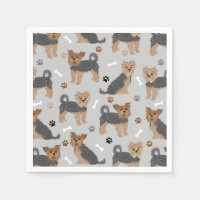 Yorkshire Terrier Paws et Bones Yorkie Chien