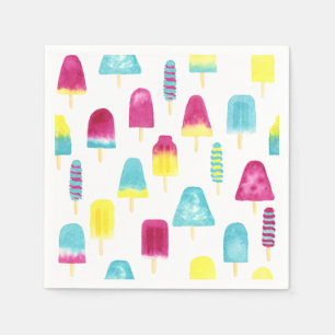 Serviette En Papier Yummy Popsicles