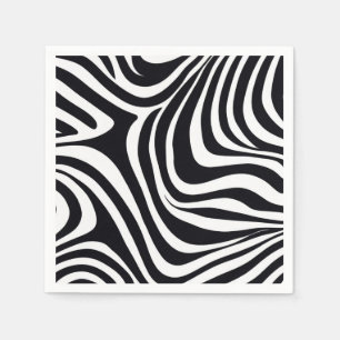 Serviette En Papier Zany Zebra Zest