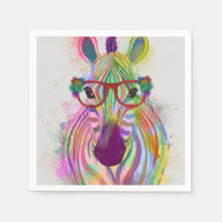 Zebra Rainbow Splash