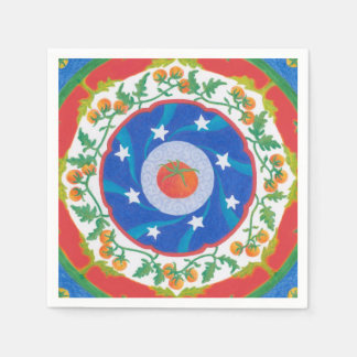 Serviette En Papier Zesty Tomato Party Napkin