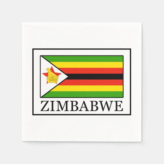 Serviette En Papier Zimbabwe (Devant)