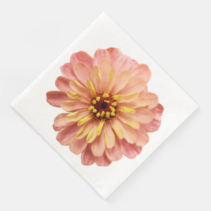 Serviette En Papier Zinnia Floral Fleur Nature Photographie Napkins