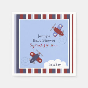 Serviette En Papier Zoom le long de l'avion Customisé serviettes