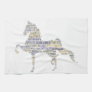 Serviette en selle