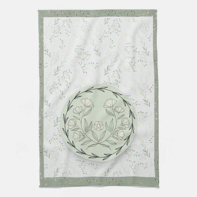 Serviette en sorcière de cuisine (Vertical)