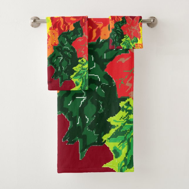 Serviette : Feuilles d'automne (En situation)
