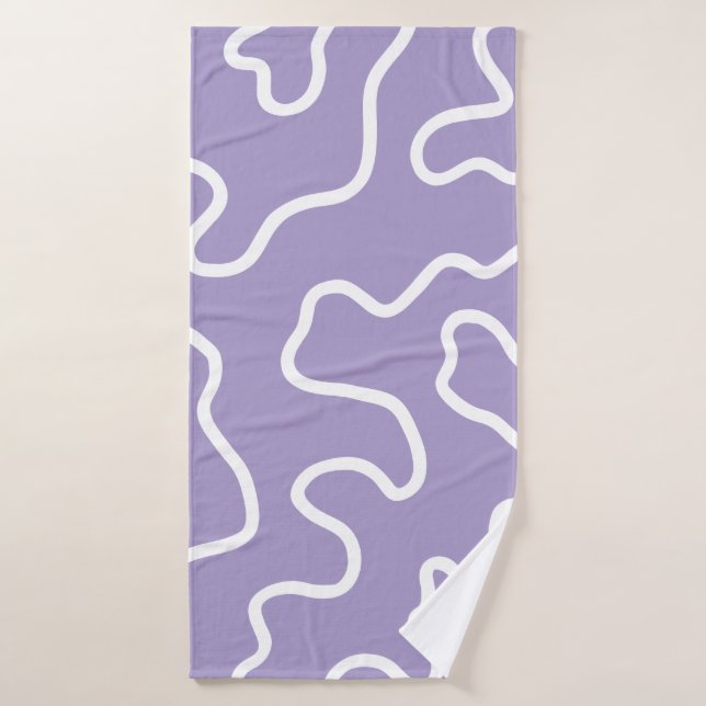 Serviette Flintholm (violet) (Serviette de bain)