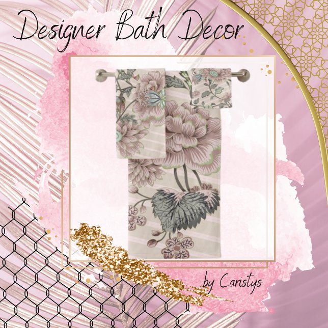 Serviette Florale Classique (Créateur téléchargé)